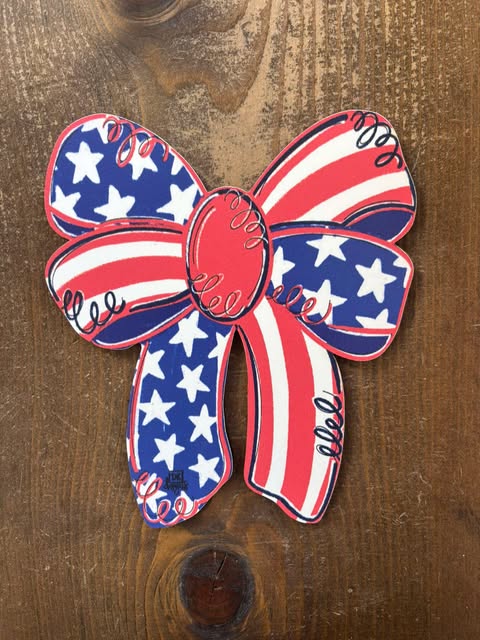 DK Designs - Patriotic Bow Mini