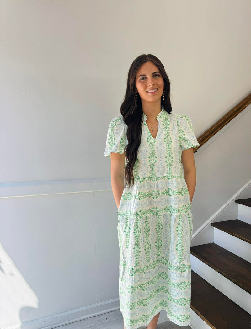 MS-Dress Ivy Heirloom Vine Green