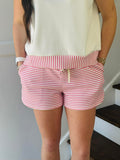Entro- Pink and White striped bottoms