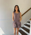 Simply Southern- Washed Romper Gray