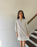 Mary Square- White Sunshower Lainey Flora Dress