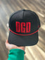BLACK HAT RED EMB - DGD