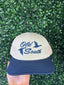 Old South - Flying South Trucker Hat - Khaki / Navy