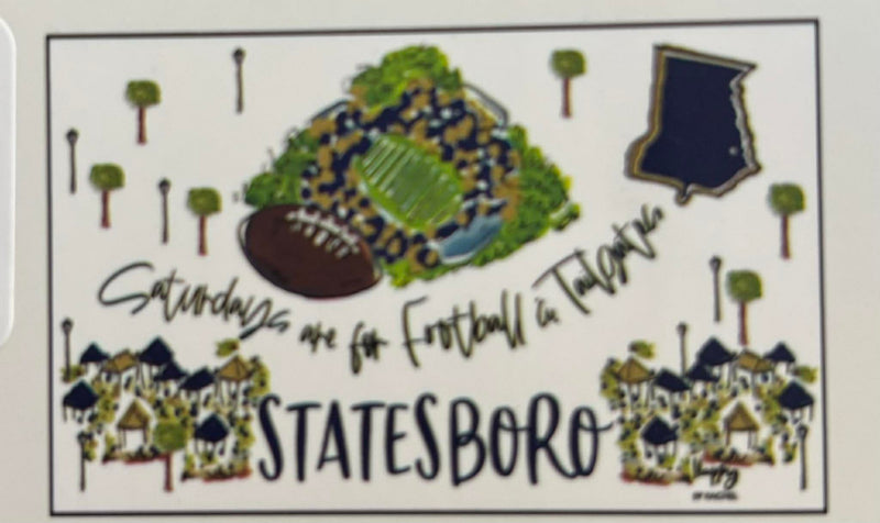 Statesboro Saturdays Game Day Fleece Blanket