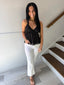 SHE+SKY- Black Cami Babydoll Woven Top