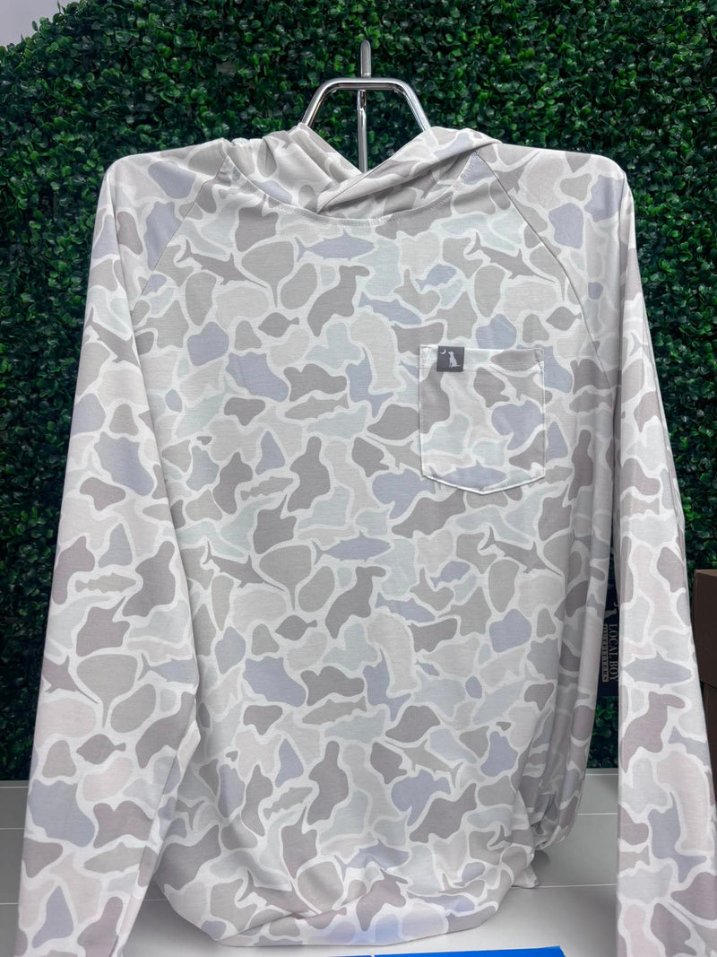 Local Boy-Saltwater Camo Heather Blend Hoodie