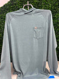 Local Boy- Smoky Slate Heather Blend Hoodie