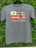 Local Boy-Youth Painted USA SS Tee