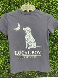 Local Boy -Youth Distressed LCF Cobalt Dog & Moon
