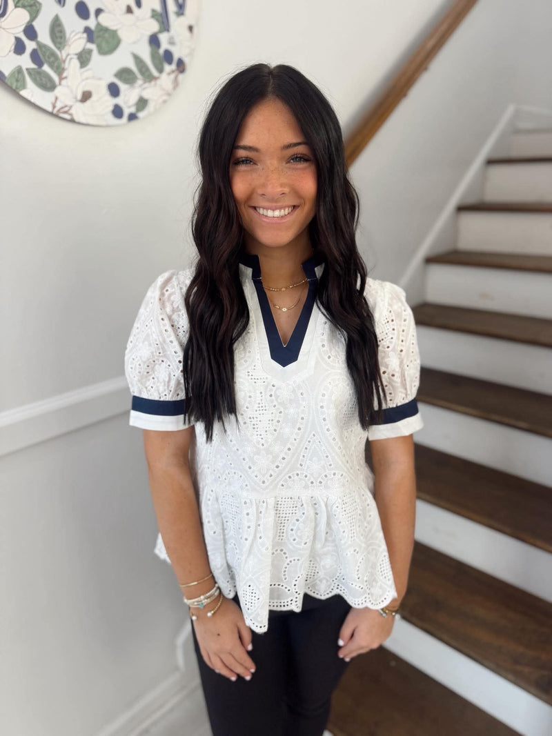 Jodifl - White Detailed Blouse