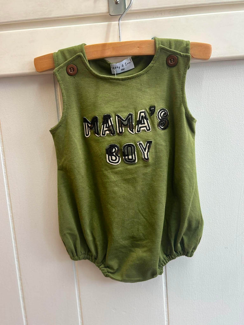Honeydew- Mama's Boy Applique Bubble