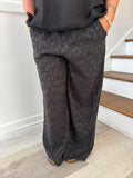 Umgee- Black Wide Leg Pants