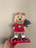 Glory Haus- Hairy Dawg Mascot Wooden Tabletop
