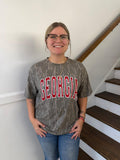 Printed Cotton Co-Bottomland Georgia Tee