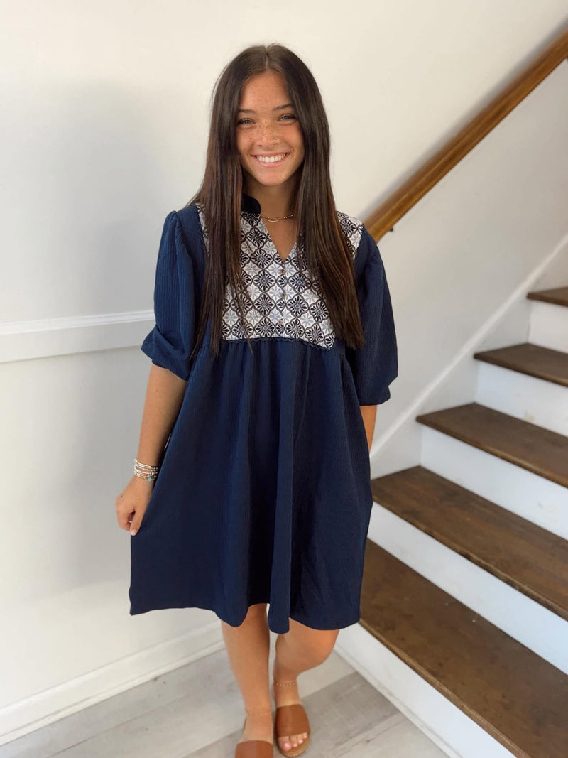 Umgee- Blue and White Striped Long Dress – Ryals Outfitters