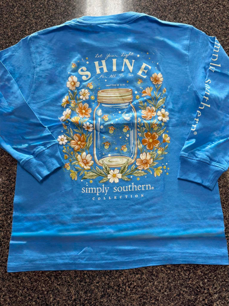 Simply Southern - Youth Let Your Light Shine Tee