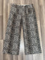 Umgee - Plus Size No Lining Leopard Print High Rise Pant