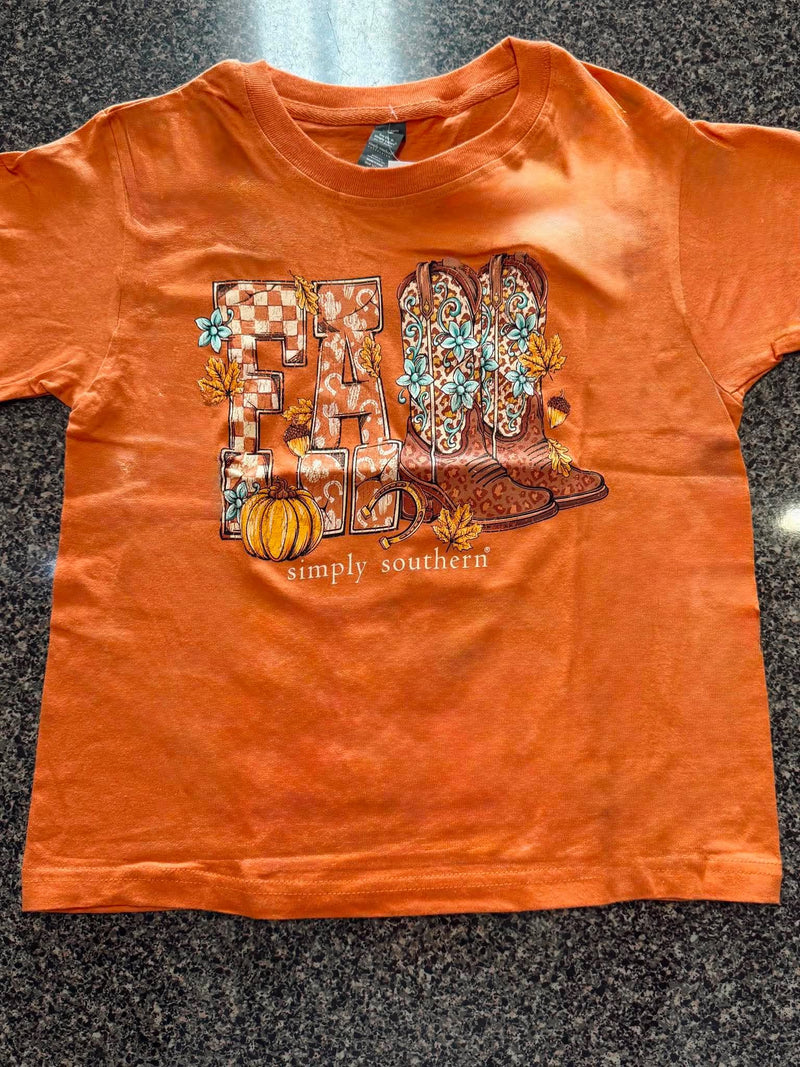 Simply Southern - Youth Fall Boots Tee