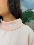Bucketlist- SAVED light pink mock neck