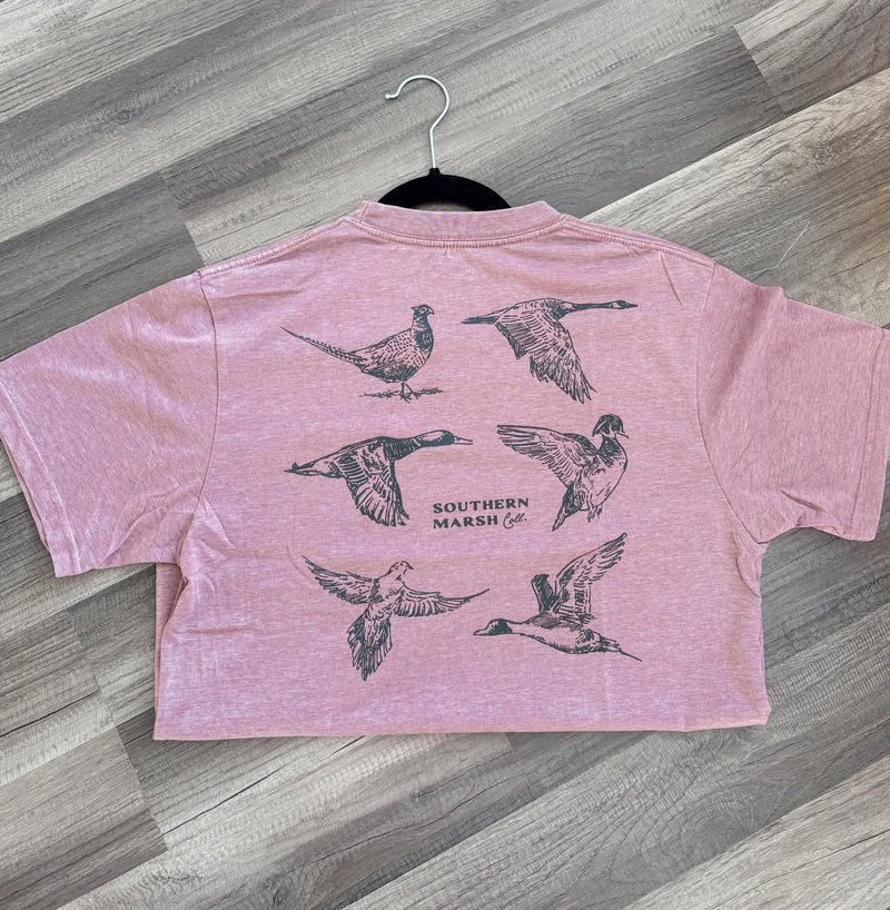 southern marsh - 	SEAWASH™ Tee - Field Sketches - Wine
