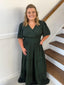 SHE + SKY- Sea Green Woven Maxi Dress