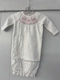 Mudpie-SMOCKED LAYETTE GOWN