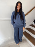 Zenana- Scuba Crewneck Set