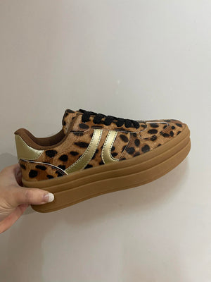 Cheetah Print Sneakers