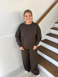 Zenana- Scuba Crewneck set
