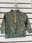 Hooneydew-Green mallard zip pullover