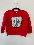 Honeydew-Red georgia bulldog sequin sweatshirt mom & me