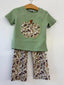 HOneydew- Camo Pumpkin Applique Pants Set