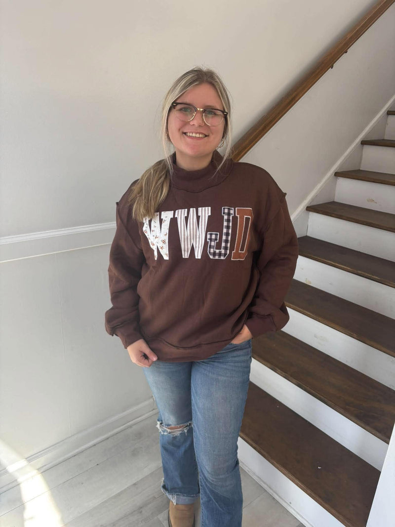 Wwjd Mixed Embroidered