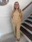 Thomas & Co-Ribbed Casual Pants Set