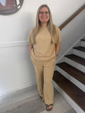Thomas & Co-Ribbed Casual Pants Set