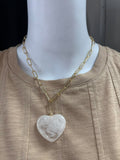 Mary Square- Natalia Cream Necklace