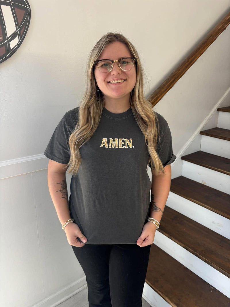 Southern Fried Cotton- Camo Amen - Medium / Pepper