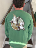 Local Boy- Light green Mallard Pair LS Tee