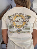 Local Girl- Youth Local Girl Retro Triangle FC Desert  T-Shirt