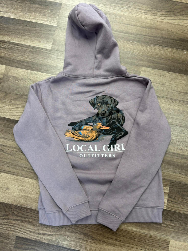 Local Girl- LG Youth Decoy & Black Lab Hoodie
