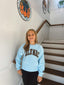 LULU MAC - Youth Bottomland Camo Light Blue Sweatshirt
