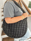 Black Puffer Tote