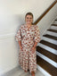 SHE +SKY- Cream/ Rust Long Dress
