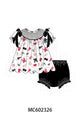 Honey Dew- Black Georgia smocked collection
