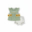 Honey Dew- Green sunflower applique bow collection