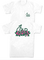 Old Row- White Golf Flower Pocket Tee