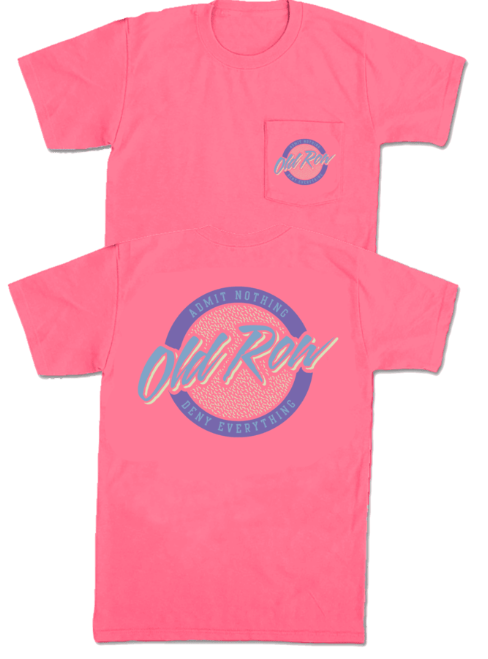 Old Row- Crunchberry Circle Logo Pocket Tee