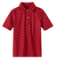 MERIPEX-Bulldog Outline - Red/Black POLO