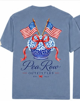 PeaRow - American Hydrangea Tee