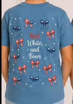 PeaRow - Youth American Bow Tee